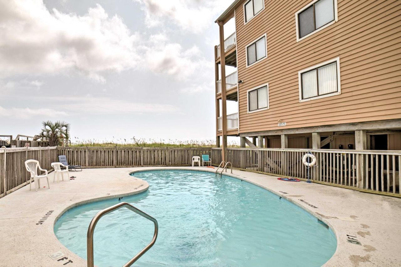 Oceanfront Carolina Beach Condo With Pool And Views! Luaran gambar