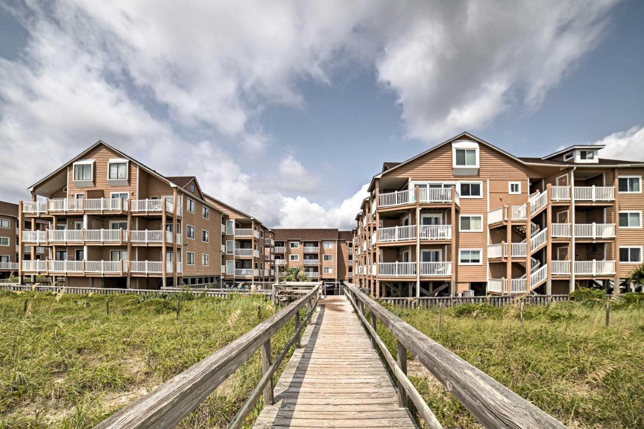 Oceanfront Carolina Beach Condo With Pool And Views! Luaran gambar